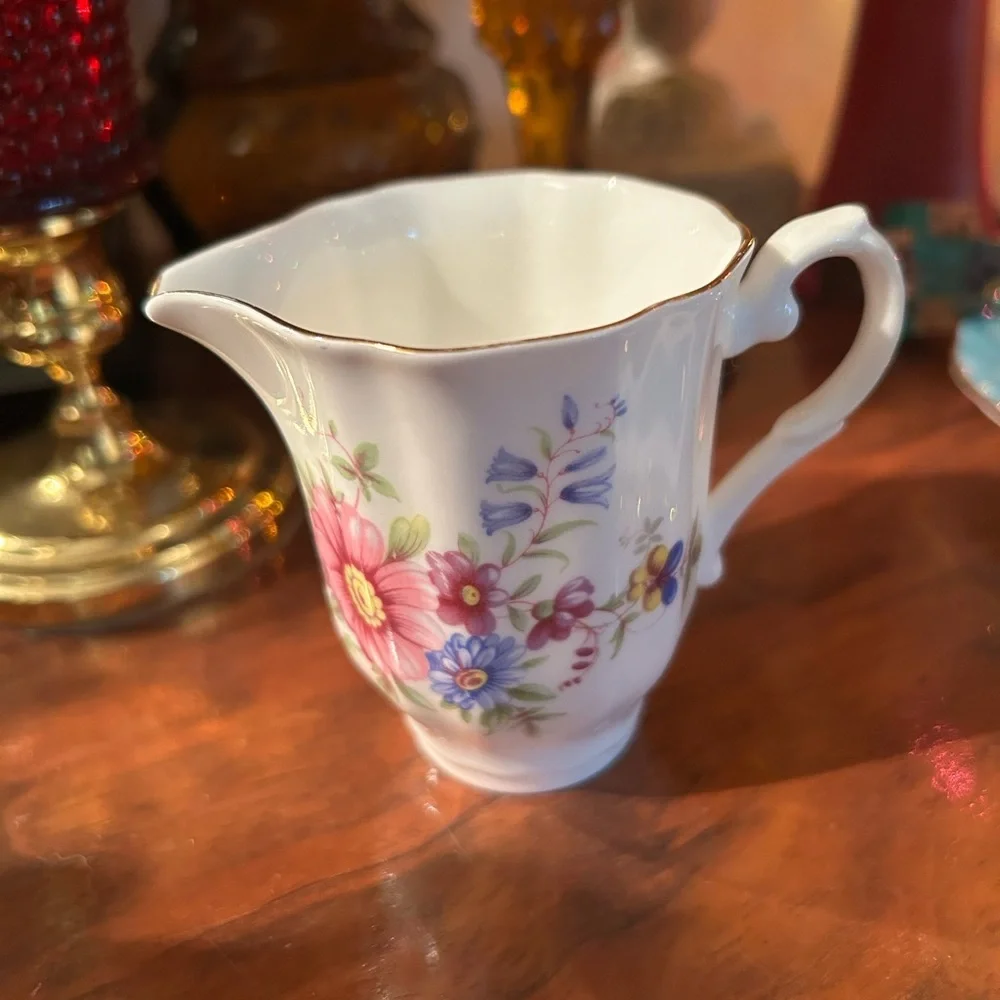 Vintage Royal Grafton Floral Fine Bone China Creamer
